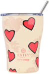 Estia Home Art Coffee Mug Save The Aegean Reciclabil Pahar Termos Oțel inoxidabil Fără BPA 350ml Tender Lace cu Pai 01-31817 (01-31817)