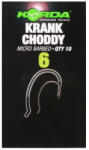 Korda Krank Choddy horog, 10, 10 db (KRCH10)