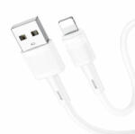 hoco. Cablu Date si Incarcare Hoco USB-A - Lightning X83 Victory 18W 1m Alb