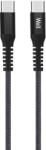 Well Cablu de Date si Incarcare WELL USB-C la USB-C 1m 20V/3A 60W Negru (CABLE-USBC/USBC-1BK6001-WL)