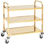Royal Catering Tálalókocsi - 3 polc - Royal Catering - 300 kg-ig - polcok: 89, 5 x 49, 5 cm (RCSW 3.1G)