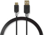 Nedis Cablu de Date Nedis USB-C 2.0 Tata la USB A Tata 1m Antracit (CCBW60600AT10)