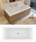 M-Acryl Sabina Pro Slim matt egyenes akril kád 180x80 +láb (12538)