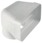 Elica - cső-lapos csatorna átalakító 90° ø150 - 227x94 mm (KIT0121007) - ventilatorok