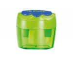 Herlitz Ascutitoare plastic dubla Herlitz 10921112, Verde (10921112/VERDE)