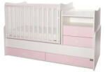 Lorelli Combo kombi ágy 70x170 - White Orchid Pink