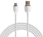 Delight 55553WH-1 Cablu de date, TYPE-C / USB-A, ALB, 1 M, 2.4A, 12 W (55553WH-1)