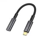 Awei adapter kábel, type-c aljzat - type-c, 15cm, fekete (CL-216T)
