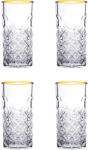 Pasabahce Timeless Golden Touch üvegpohár szett, 450 ml, 4 db (SG52800NOU)