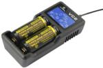 XTAR VC2 2 csatornás Li-Ion Ni-MH Ni-Cd akkumulátor töltő (NK198)