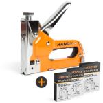 Handy 10442 tűzőgép + kiszedő eszköz + 3 féle kapocs kézi tűzőkapocs szett (10442)
