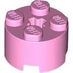 LEGO® 3941c104 - LEGO világos rózsaszín kocka 2 x 2 méretű, kerek (3941c104)