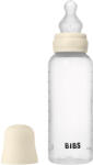 BIBS cumisüvegszett 270 ml - szilikon cumifejjel - krémfehér