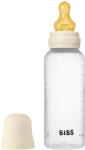 BIBS cumisüvegszett 270 ml - natúr kaucsuk cumifejjel - krémfehér