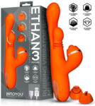 INTOYOU Ethan vibrátor, 360º-os G-pont masszírozóval, pulzációs csiklóággal (narancssárga) - ovszer-vasarlas