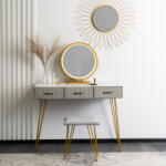 Wipmeb Toaletka SANDY Szara/Złota