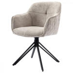 Artium Modern Étkező/TárgyalóFotel Krémszínű Szövet Kárpitozással HC-533