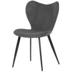 Artium Modern Szövet Étkezőszék Szürke Színben Fekete Fém Lábbal. DCL-1031