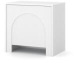 WIPMEB ARCO Éjjeliszekrény Matt Fehér Színben