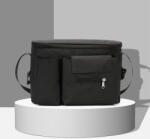 Dollcini Univerzális Babakocsi Táska - Pelenkatároló Rendszerező - Fekete (423902)