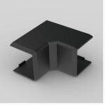 KOPOS Vezetékcsatorna belső sarok fedél 20x20-hoz fekete fedél 20mm x 20mm x 90° kezeletlen LHD KOPOS - 8625_FB (8625_FB)
