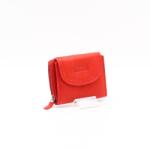 Roberto piros kívül cipzáras közepes női bőr pénztárca 778