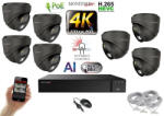 Monitorrs Security - AI Hybrid Light IP kamerarendszer 7 kamerával 8 Mpix GD - 6482k7
