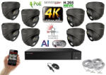 Monitorrs Security - AI Hybrid Light IP kamerarendszer 8 kamerával 8 Mpix GD - 6482k8