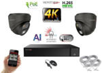 Monitorrs Security - AI Hybrid Light IP kamerarendszer 2 kamerával 8 Mpix GD - 6482k2