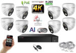 Monitorrs Security - AI Hybrid Light IP kamerarendszer 8 kamerával 8 Mpix WD - 6481k8