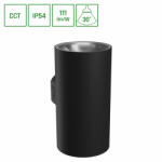 spectrumLED TORRE 18W 230V IP54 CCT 99x78x162 mm kerek fekete (SLI003022CCT_PW)