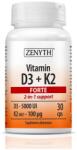 Zenyth Pharmaceuticals Vitamin D3 + K2 Forte 30 comprimate