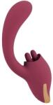 Javida - nyelves 2in1 vibrátor (piros)