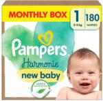 Pampers Harmonie 1 New Baby 2-5 kg 180 buc