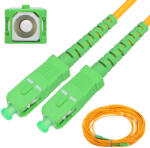 Extralink SC/APC-SC/APC | Patchcord | Single mode, Simplex, 3mm, 10m (1402)