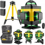 Extralink 4D keresztvonalas lézeres szintező készlet állvánnyal (5907207228150) (5907207228150)