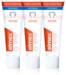 Elmex Caries Protection Gentle White pasta de dinti pentru albire cu flor 3x75 ml