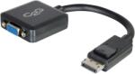 C2G DisplayPort VGA/D-Sub Átalakító Fekete 20cm 54323 (54323)