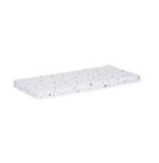 CHIPOLINO Összehajtható matrac 60x120 - White/Grey Stars (3800931049843)