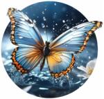 Eureka Puzzles Fa puzzle játék 200 darabos Lepke (EUR34672)