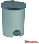  Szemetes kuka pedálos műanyag 15 literes kivehető tartállyal Curver ezüst/fekete (51572)