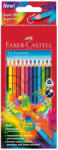 Faber-Castell Creioane colorate triunghiulare Faber-Castell FC116512, Ergonomics, 12 culori (FC116512)