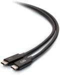 C2G USB 4.0 Type C Összekötő Fekete 2m 28887 (28887)