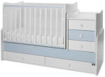 Lorelli Maxi Plus kombi ágy 70x160 - Trio White/Baby Blue