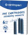 Centropen tinta, radírozható, kék - 6 darabos csomag
