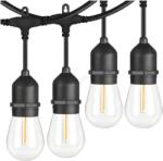 MAX-LED LED външен декоративен гирлянд 15xE27/1W/230V 15 м IP65 черен (MX0252)