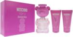 Moschino Toy 2 Bubble Gum Ajándékszett, Eau de toilette 50 ml + Tusfürdő 50 ml + Testápoló 50 ml, női