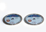 Bosch Set de discuri de taiere diamantate 230 x 2, 6 x 10 x 22, 2 mm segmentate Multi Material (2 buc) (061599766Y) Disc de taiere