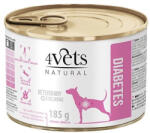 4Vets NATURAL 4Vets Cukorbetegség Kutyaeledel 185g