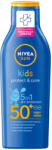Nivea Kids Protect&Care hidratáló gyermek naptej FF50+ 200ml